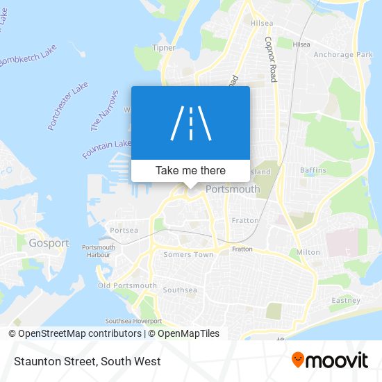 Staunton Street map