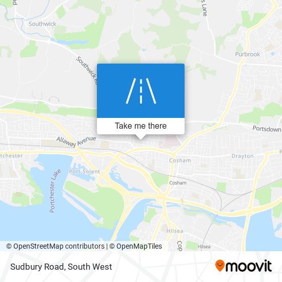Sudbury Road map