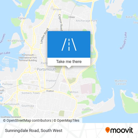 Sunningdale Road map