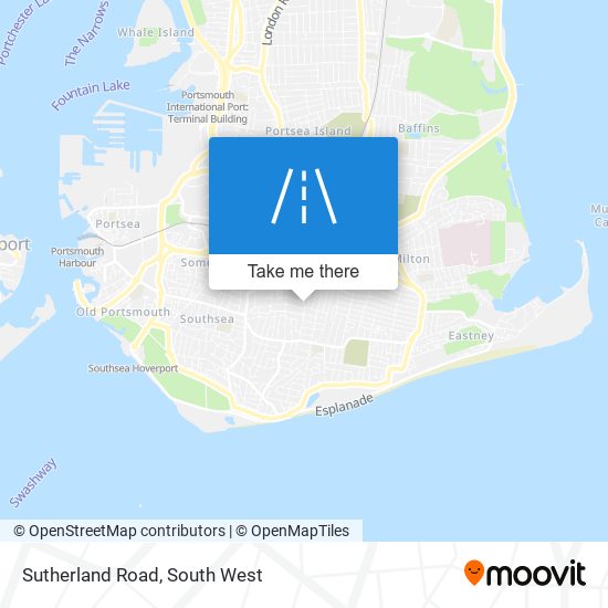 Sutherland Road map