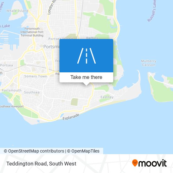 Teddington Road map