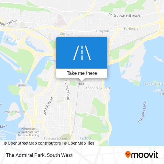 The Admiral Park map