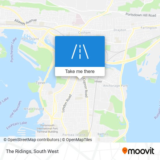 The Ridings map