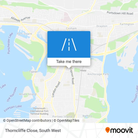 Thorncliffe Close map