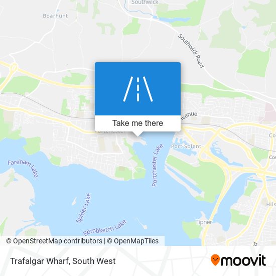 Trafalgar Wharf map