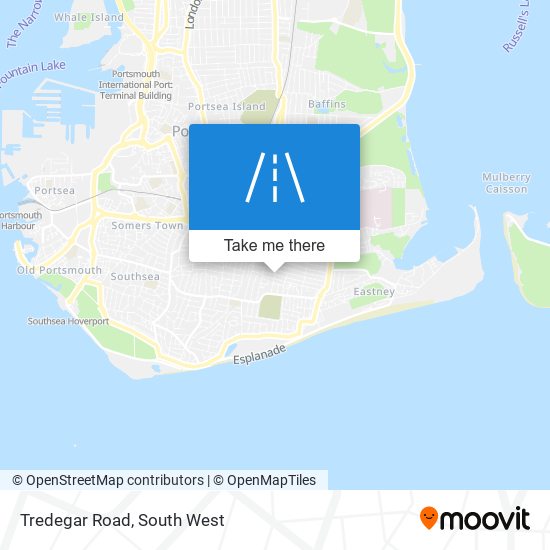 Tredegar Road map