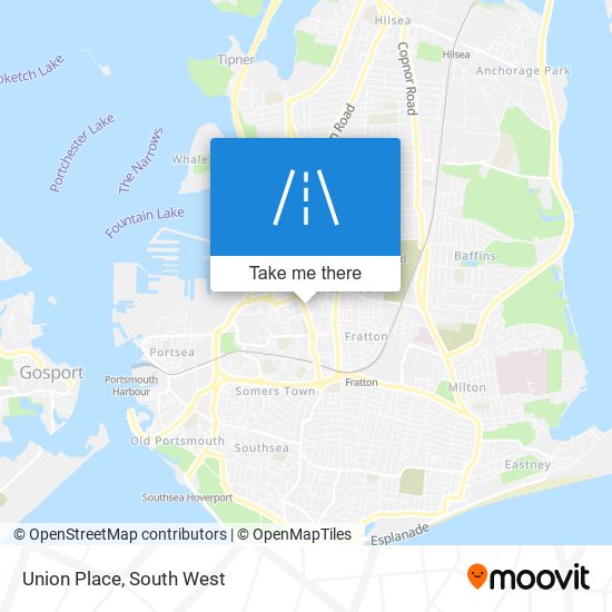 Union Place map