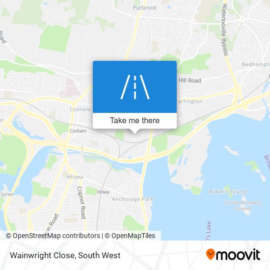 Wainwright Close map