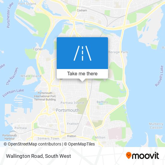 Wallington Road map