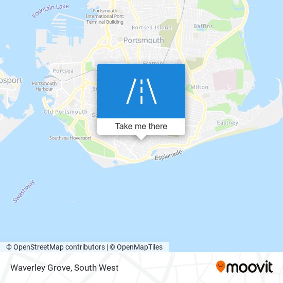 Waverley Grove map