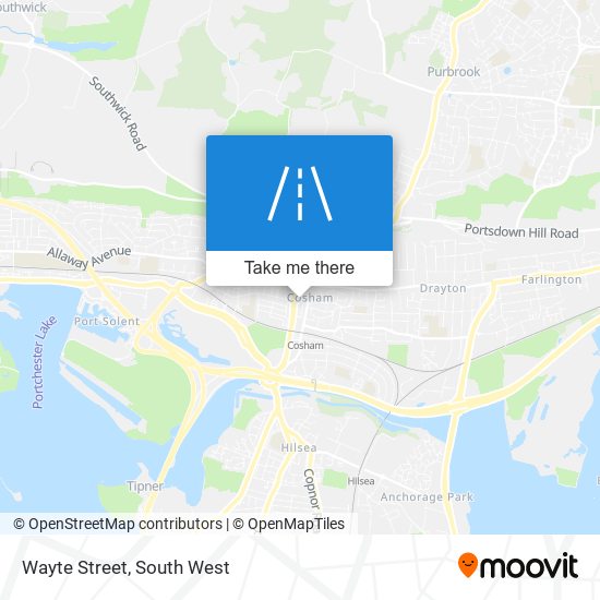 Wayte Street map