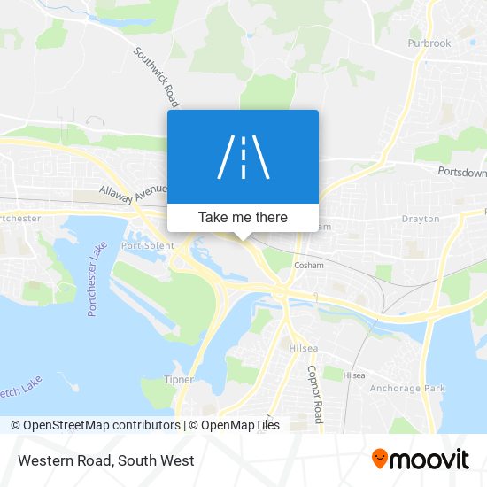 Western Road map