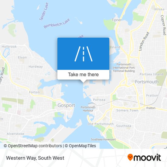 Western Way map