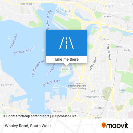 Whaley Road map