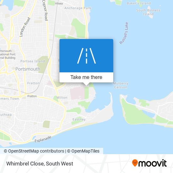 Whimbrel Close map