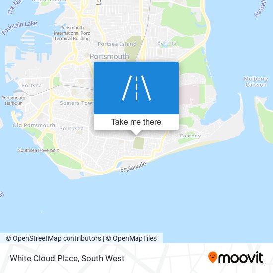 White Cloud Place map