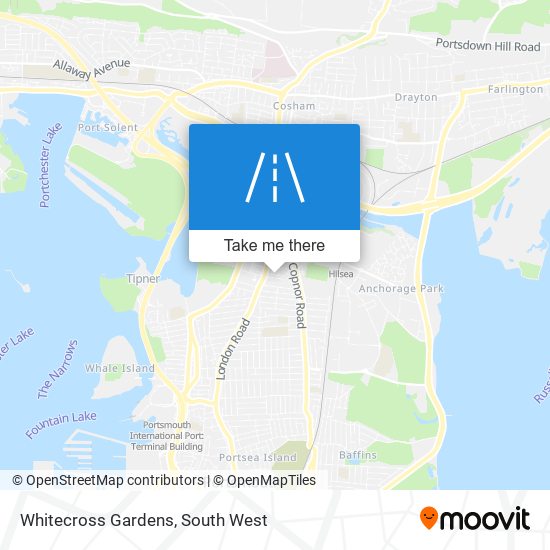 Whitecross Gardens map