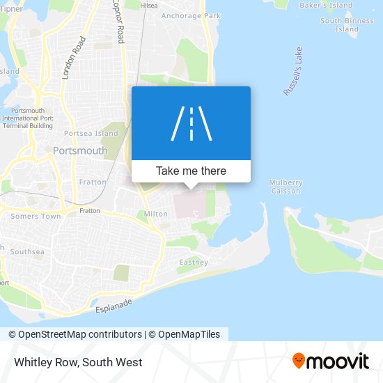 Whitley Row map