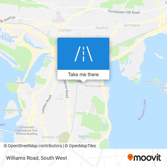 Williams Road map