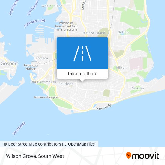 Wilson Grove map