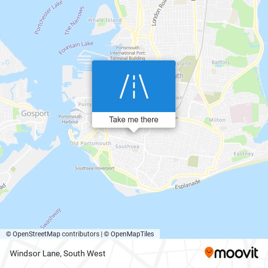 Windsor Lane map