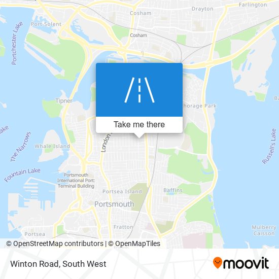 Winton Road map