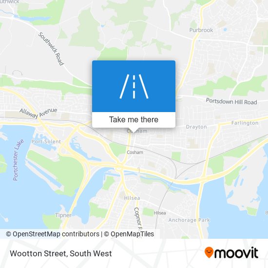 Wootton Street map