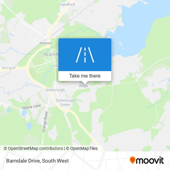 Barndale Drive map