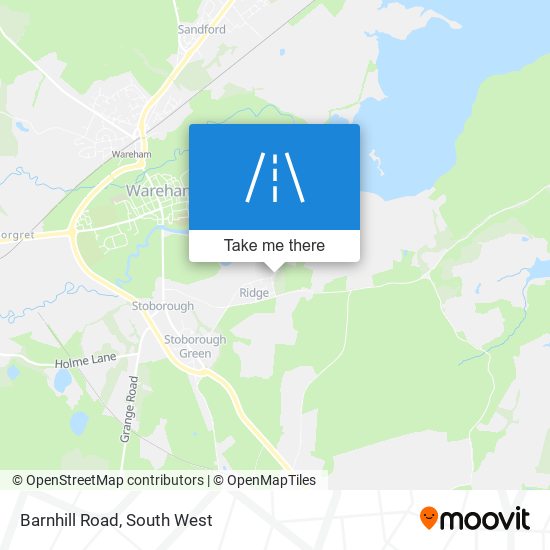 Barnhill Road map