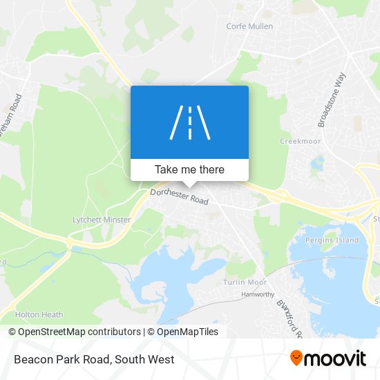 Beacon Park Road map