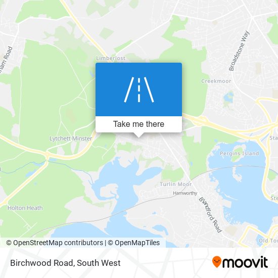 Birchwood Road map