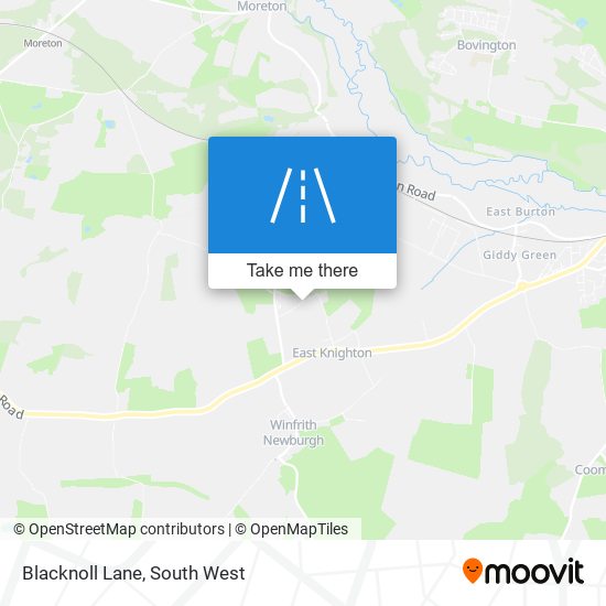 Blacknoll Lane map