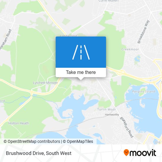 Brushwood Drive map