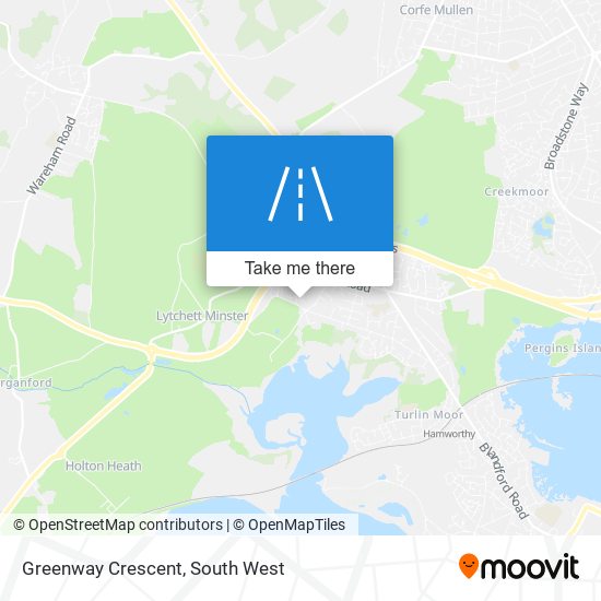 Greenway Crescent map