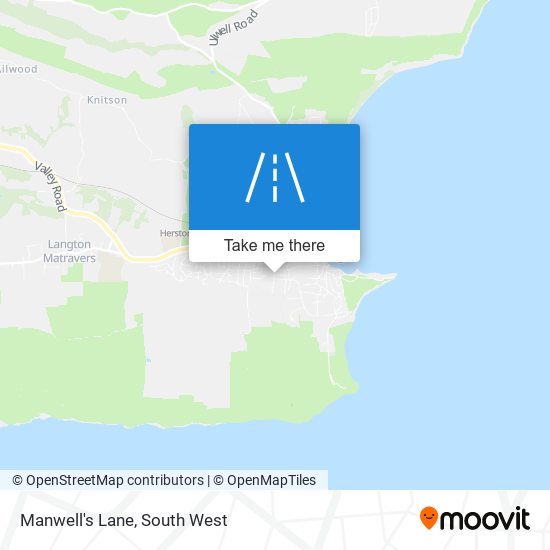 Manwell's Lane map