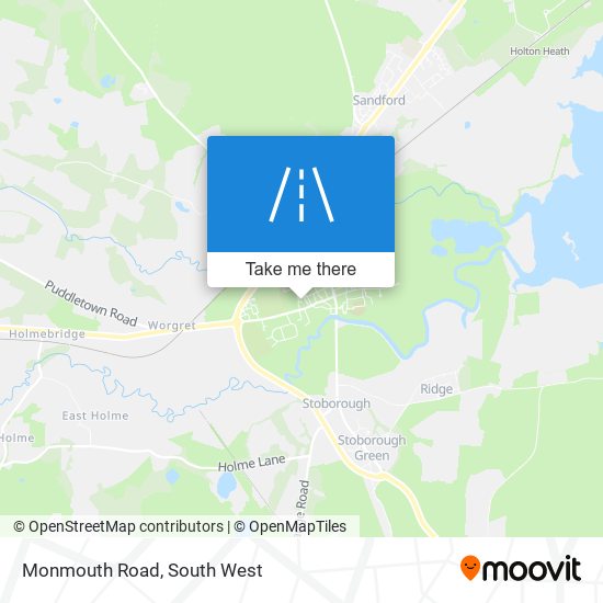 Monmouth Road map