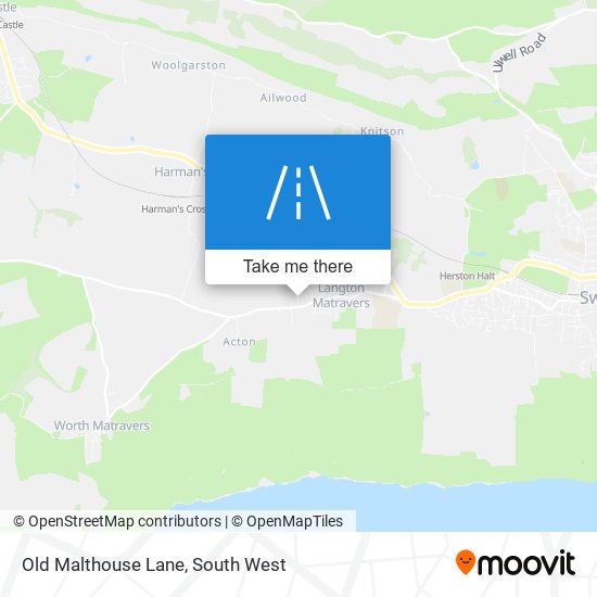 Old Malthouse Lane map