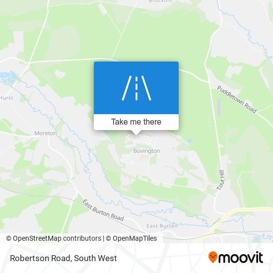 Robertson Road map