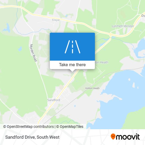 Sandford Drive map