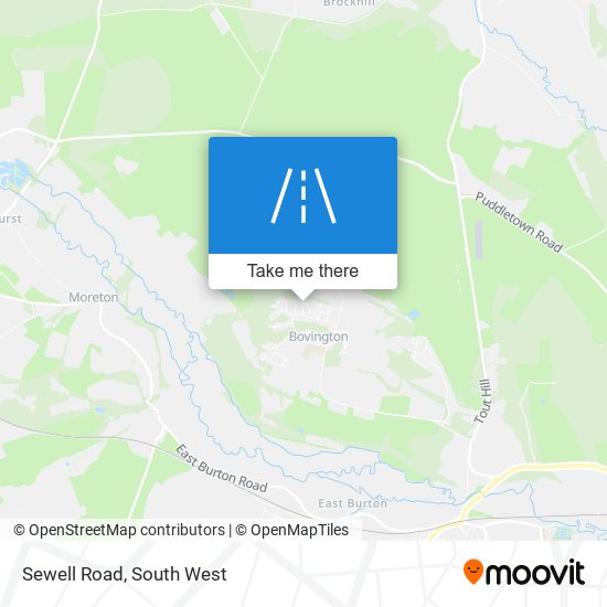 Sewell Road map