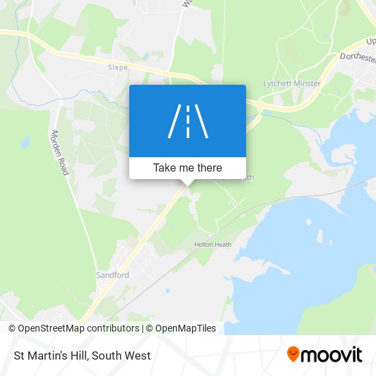 St Martin's Hill map