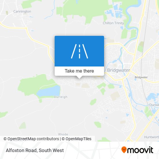 Alfoxton Road map