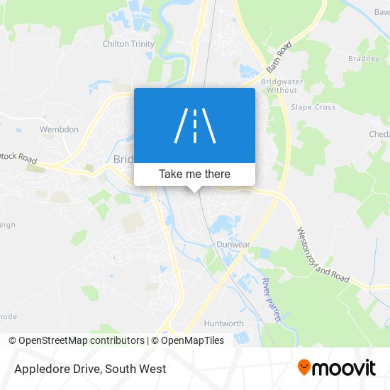 Appledore Drive map