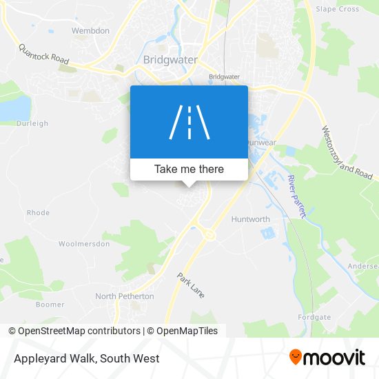 Appleyard Walk map