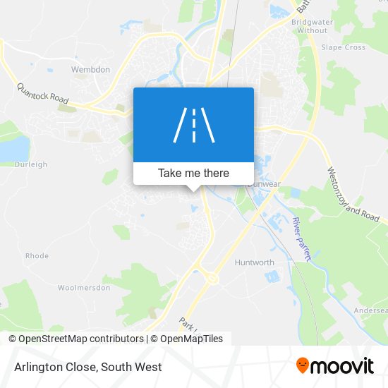 Arlington Close map