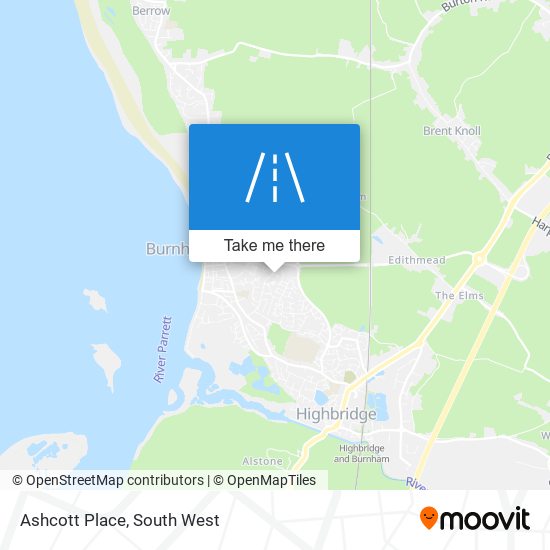Ashcott Place map