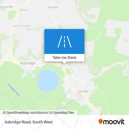 Axbridge Road map