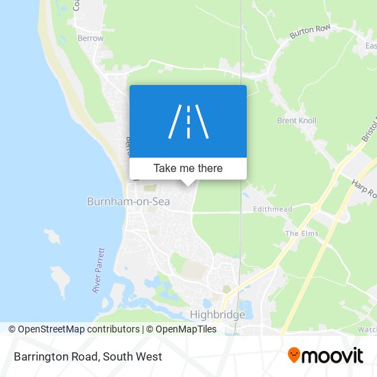Barrington Road map