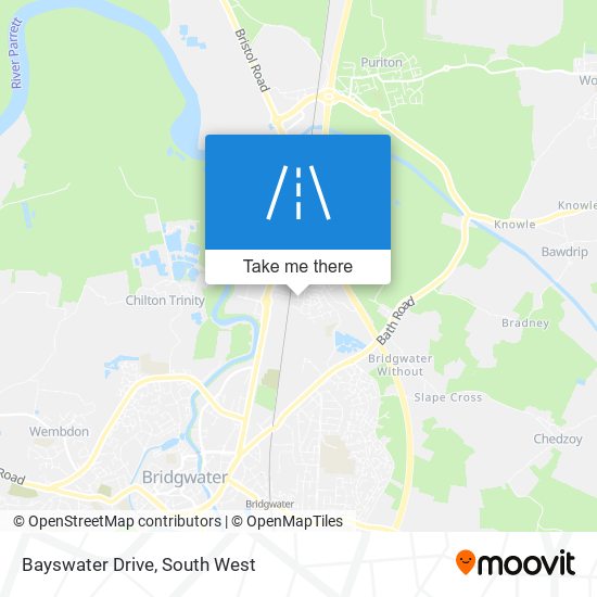 Bayswater Drive map