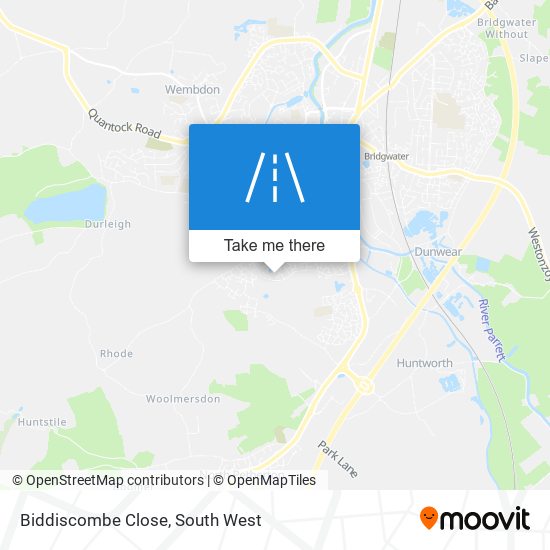 Biddiscombe Close map